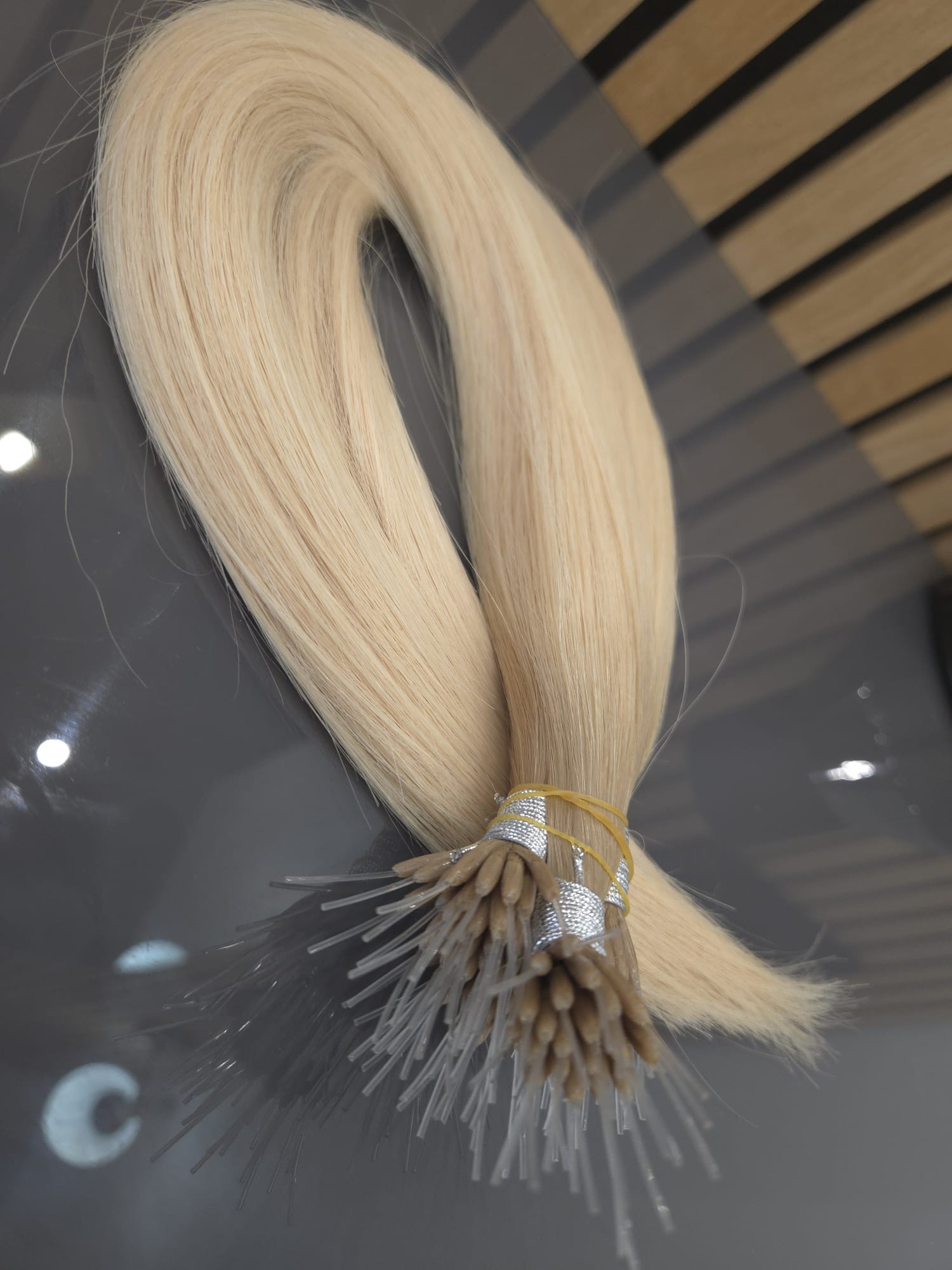 Nano tip hair extensions